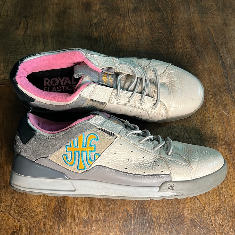 Royal Elastics x Andy Warhol Collab Skate Shoe leather suede slip on lace less